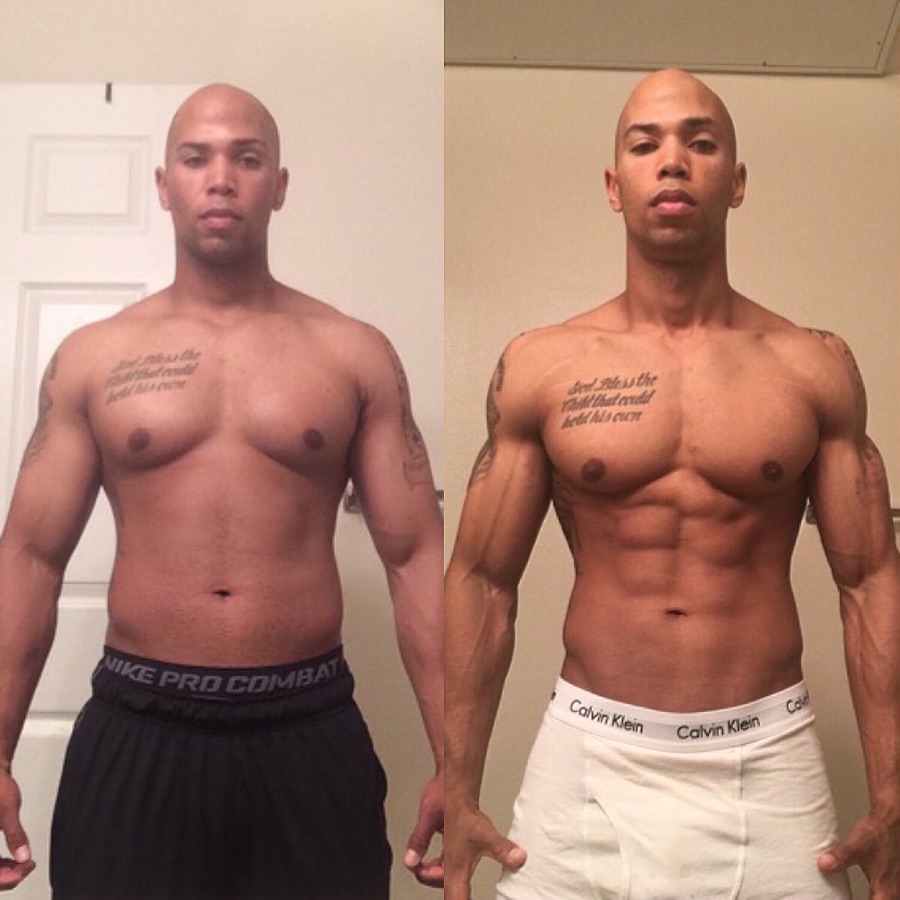 Andrea — before and after transformation