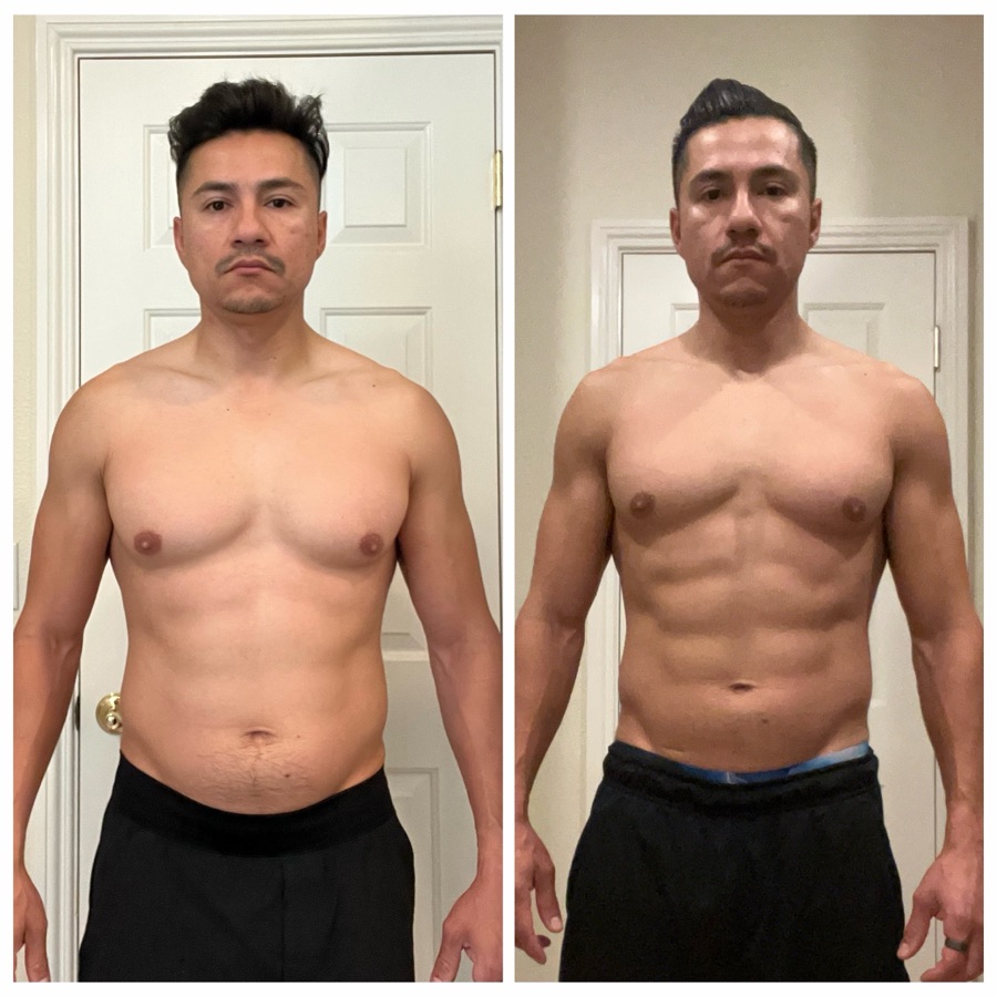 Ruben — before and after transformation